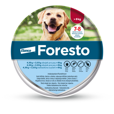 Foresto 4,50 g + 2,03 g obojek pro psy > 8 kg